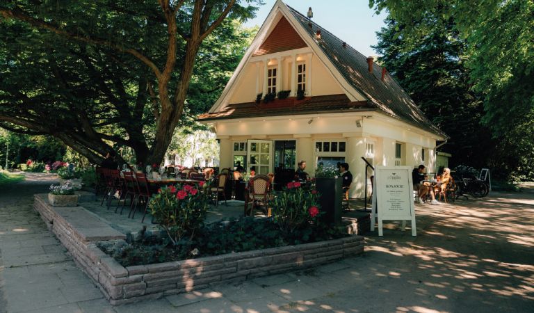 Bild - Petit Papillon in Nordhorn - Bonjour im Stadtpark