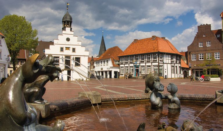 Bild - LINGEN - Charaktervolle Kleinstadt an der Ems